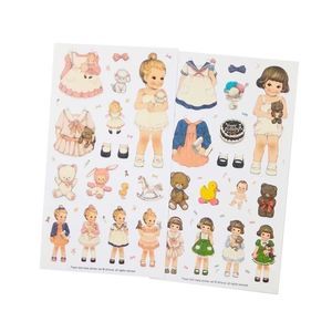 Doll Stickers Packs Of 6 Pcs